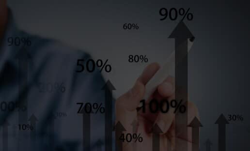 results showing improvement from a customer service evaluation with interaction metrics
