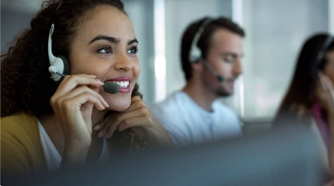 customer service associates on the phone