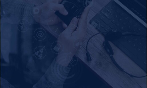 person taking an interaction metrics customer service feedback survey