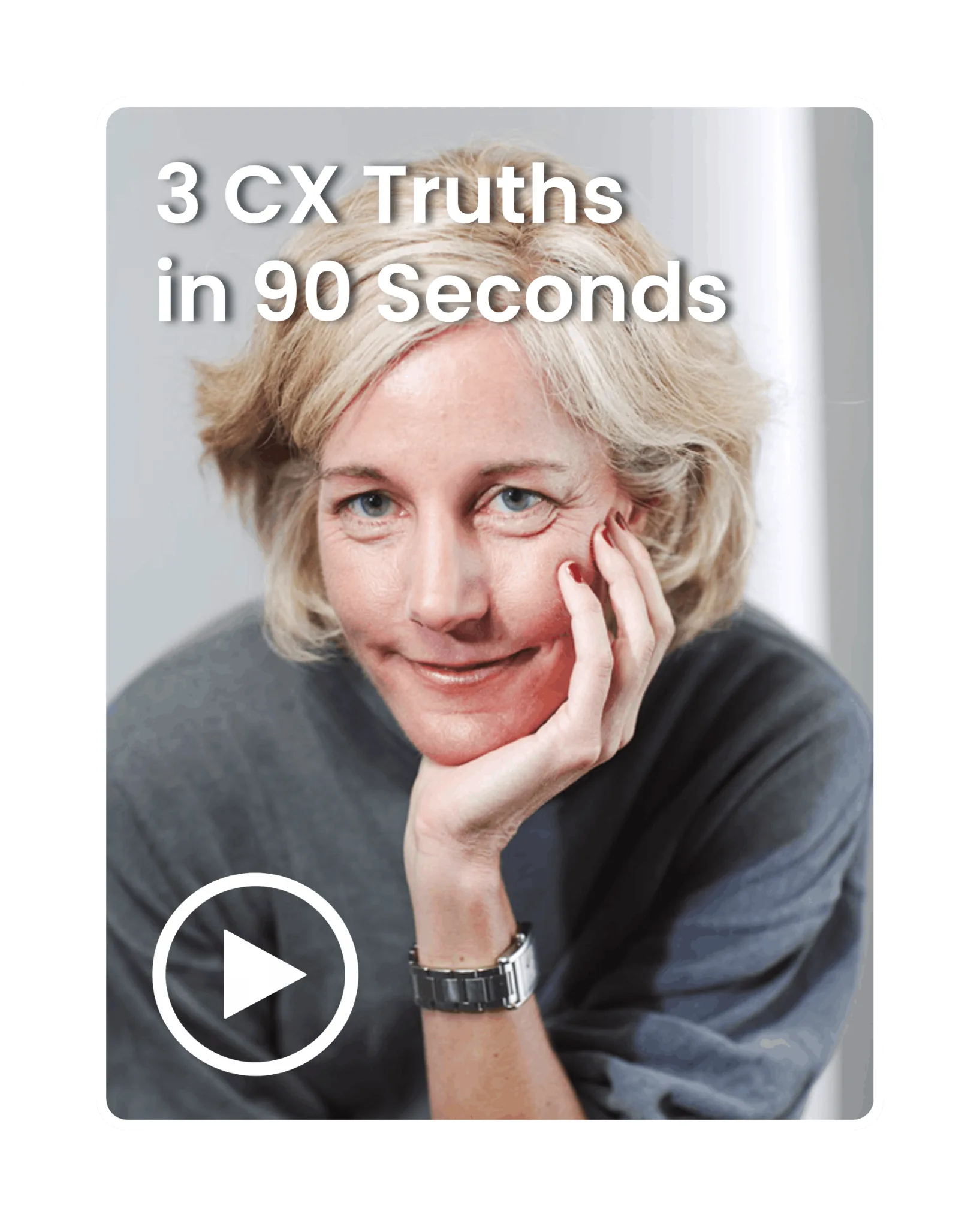 Founder Martha Brooke covers 3 customer experience truths for B2B companies in this 30 second video about customer feedback surveys