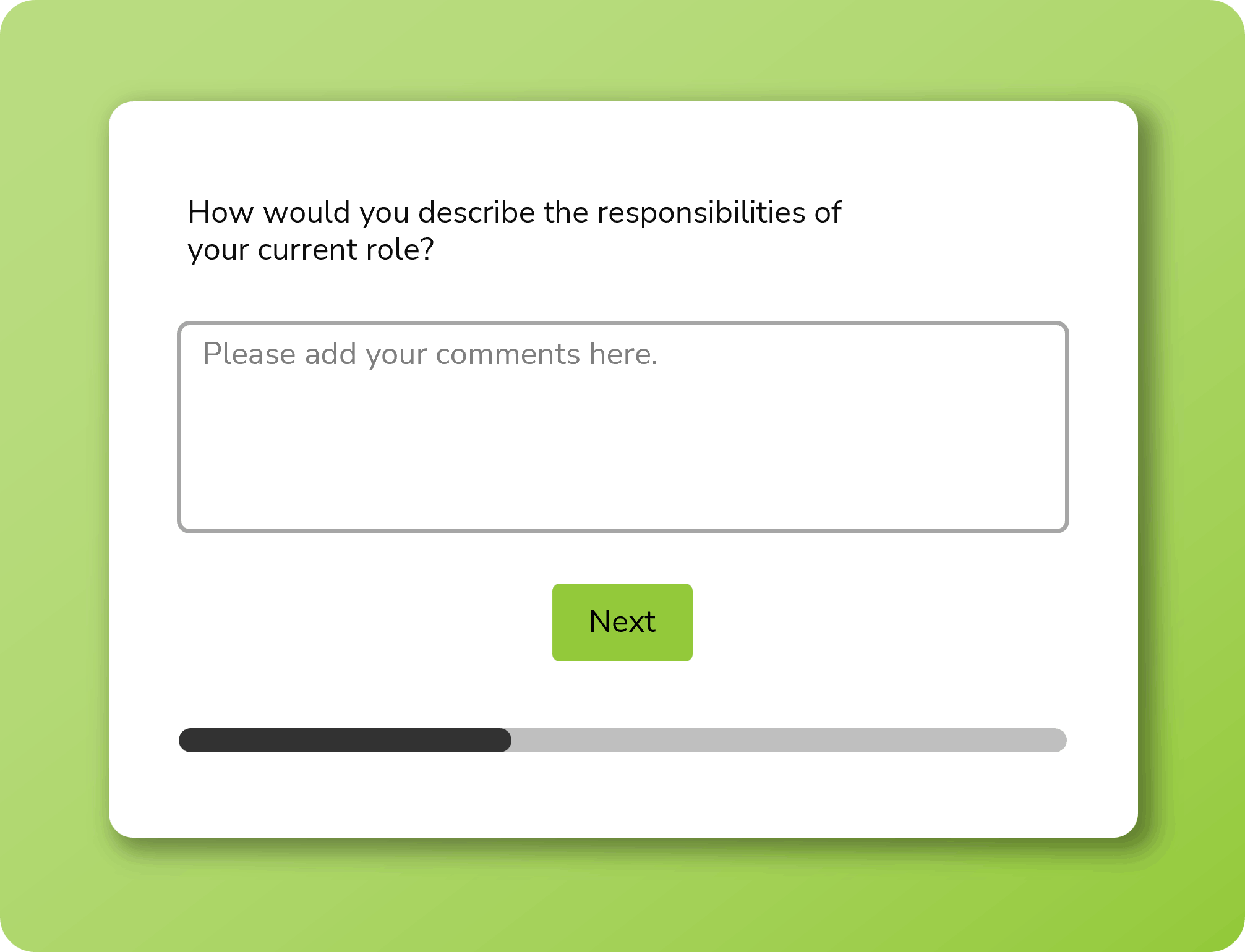 Employee satisfaction survey example from Interaction Metrics for understanding what employees really think