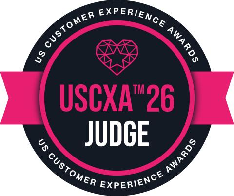 badge for Awards International, one of the most prestigious and well recognized customer experience award programs in the world