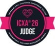 badge for ICXA, one of the most prestigious and well recognized customer experience award programs in the world